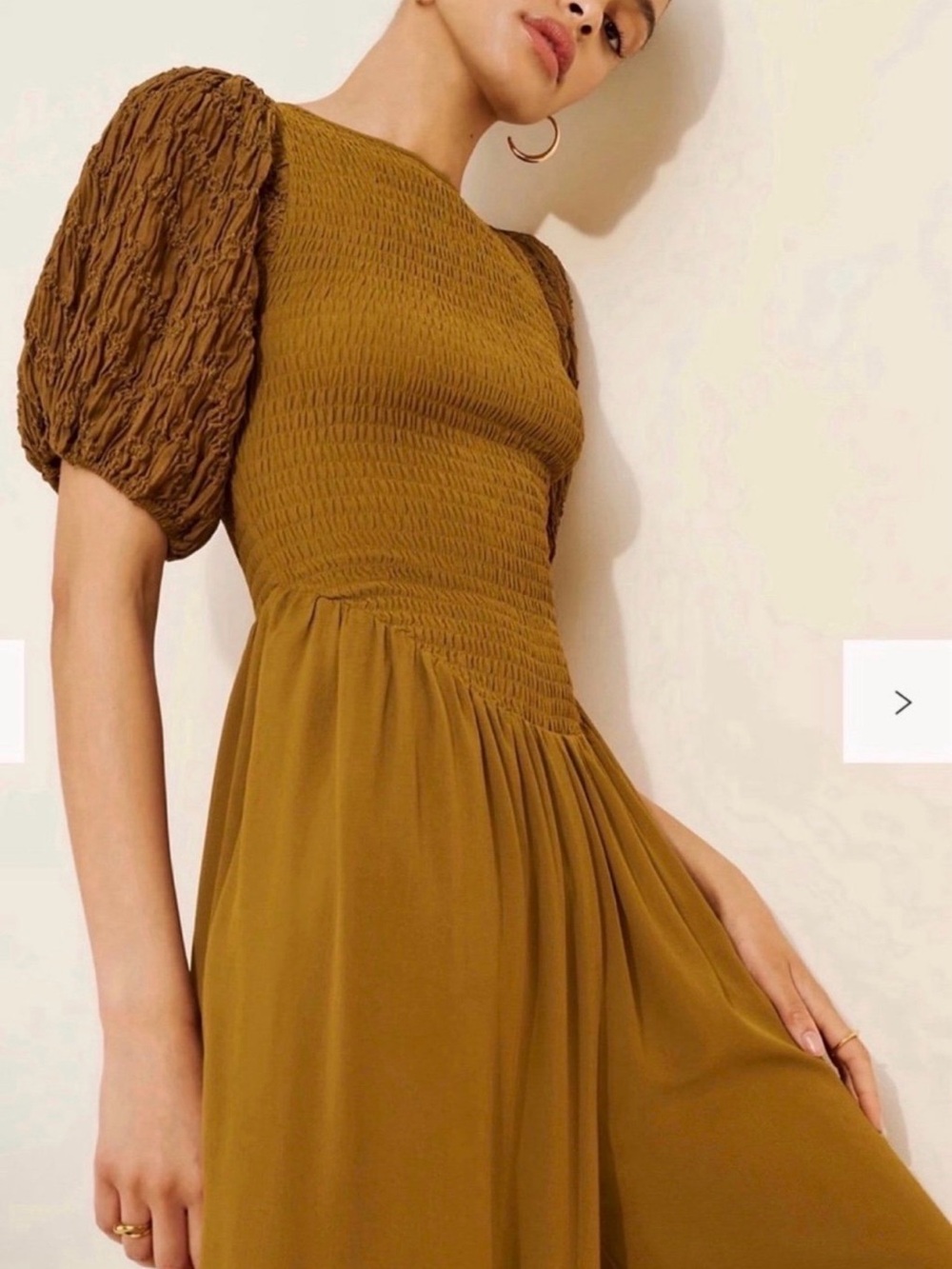 Free People Temperley Puff Sleeve Jumpsuit